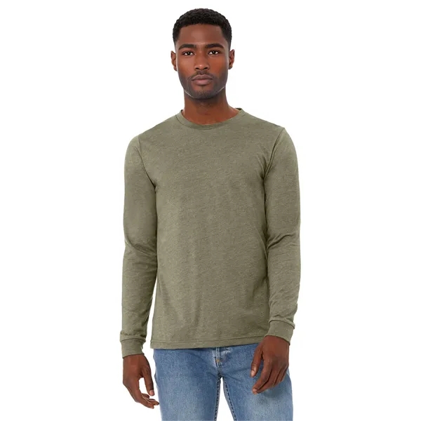 BELLA+CANVAS Unisex Heather CVC Long Sleeve Tee... from ASI 84863 SanMar