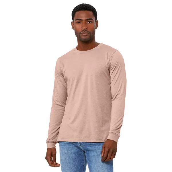 BELLA+CANVAS Unisex Heather CVC Long Sleeve Tee... from ASI 84863 SanMar