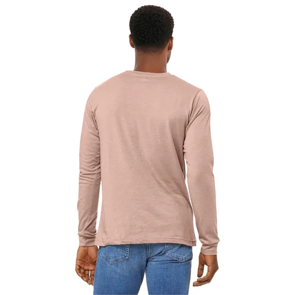 BELLA+CANVAS Unisex Heather CVC Long Sleeve Tee... from ASI 84863 SanMar