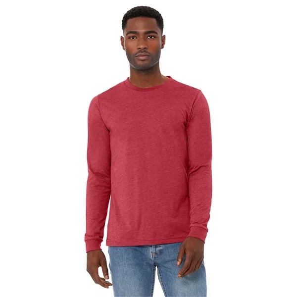 BELLA+CANVAS Unisex Heather CVC Long Sleeve Tee... from ASI 84863 SanMar