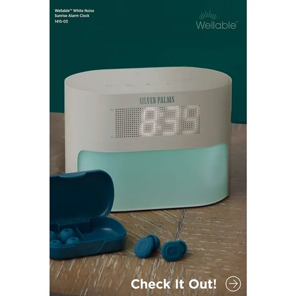 Wellable™ White Noise Sunrise Alarm Clock... from ASI 66887 PCNA / Leeds