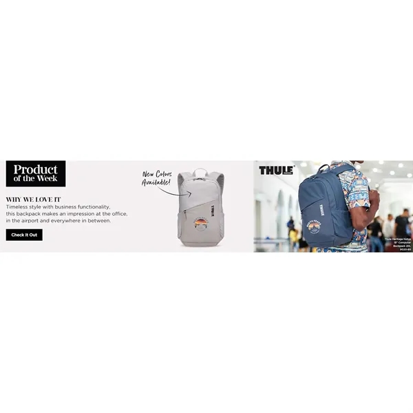 15" computer backpack made of recycled polyester and nylon.... from ASI 66887 PCNA / Leeds