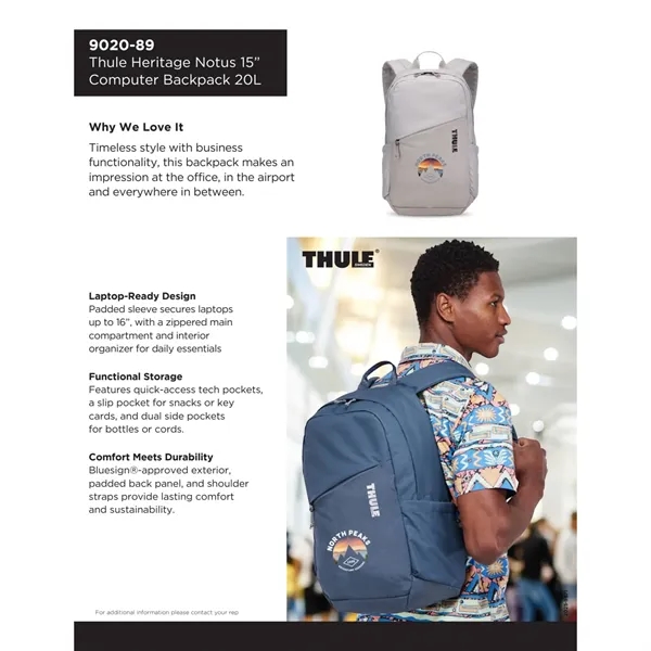 15" computer backpack made of recycled polyester and nylon.... from ASI 66887 PCNA / Leeds