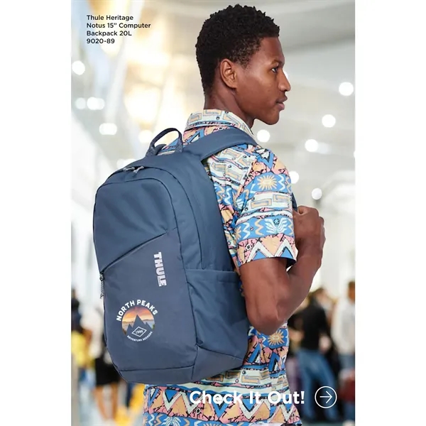 15" computer backpack made of recycled polyester and nylon.... from ASI 66887 PCNA / Leeds