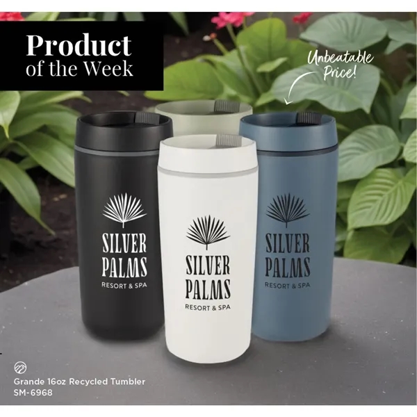 Grande 16oz Recycled Tumbler... from ASI 66887 PCNA / Bullet