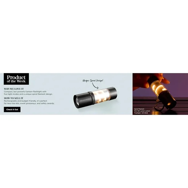 Mini Spiral Filament 100 Lumens Lantern Flashlight... from ASI 66887 PCNA / Bullet