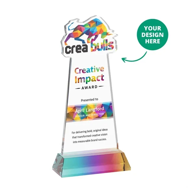 Custom VividPrint™ Award on Hartford Base - Prismatic (via Air)... from ASI 84592 St Regis Group / St Regis