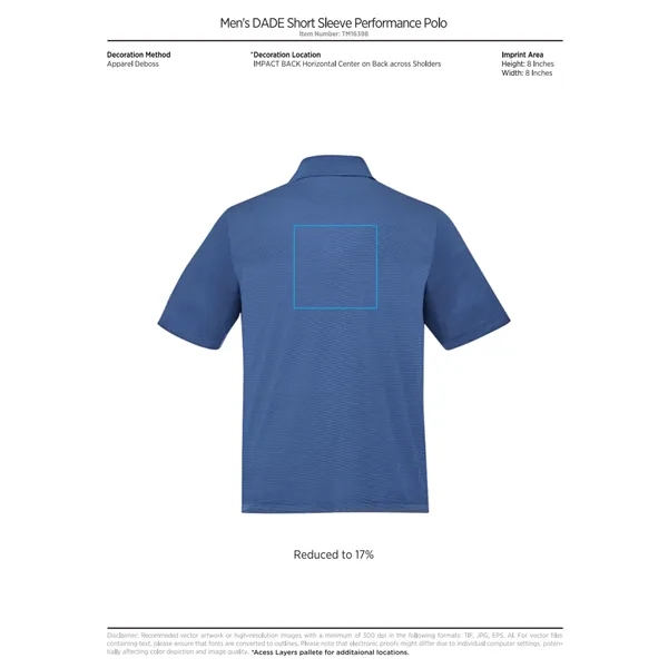 Men's short sleeve polo shirt.... from ASI 66887 PCNA / Trimark