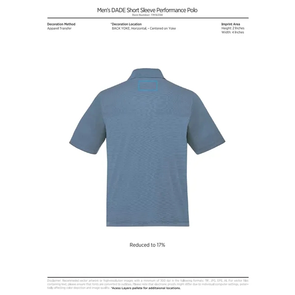 Men's short sleeve polo shirt.... from ASI 66887 PCNA / Trimark