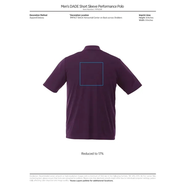 Men's short sleeve polo shirt.... from ASI 66887 PCNA / Trimark