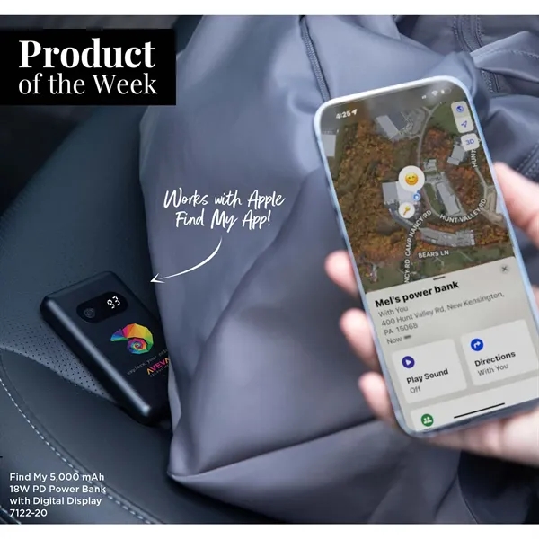 Find My 5000 mAh 18W PD Power Bank/Digital Display... from ASI 66887 PCNA / Leeds