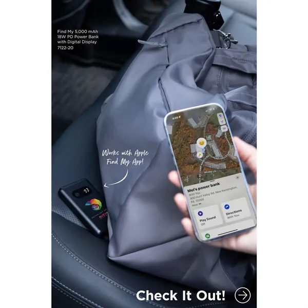 Find My 5000 mAh 18W PD Power Bank/Digital Display... from ASI 66887 PCNA / Leeds