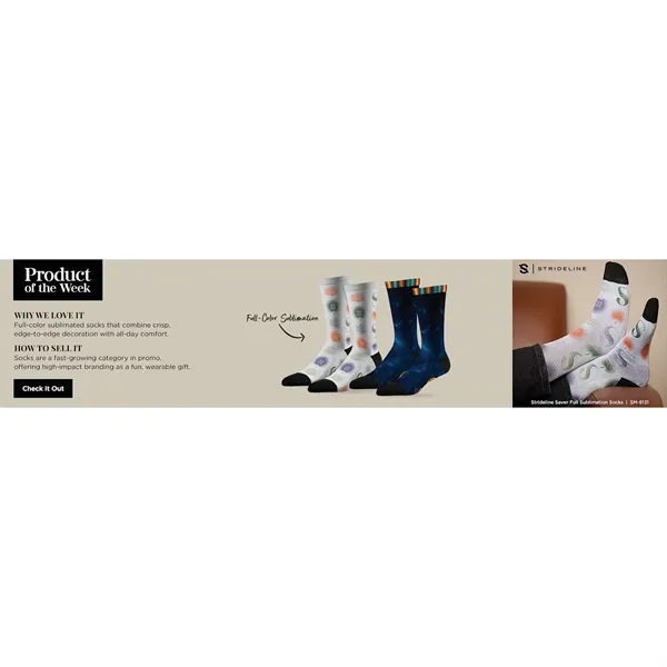 Strideline Saver Full Sublimation Socks... from ASI 66887 PCNA / Bullet