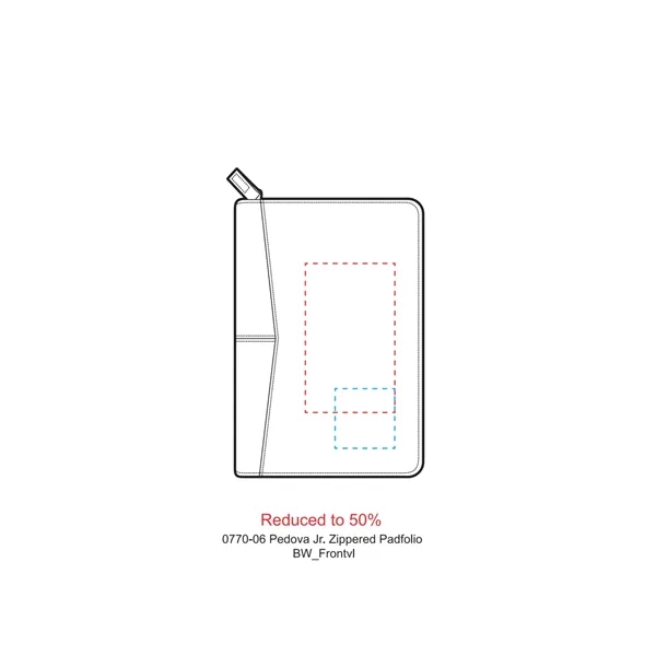 Zippered padfolio with business card holders, USB flash drive holders, ID... from ASI 66887 PCNA / Leeds