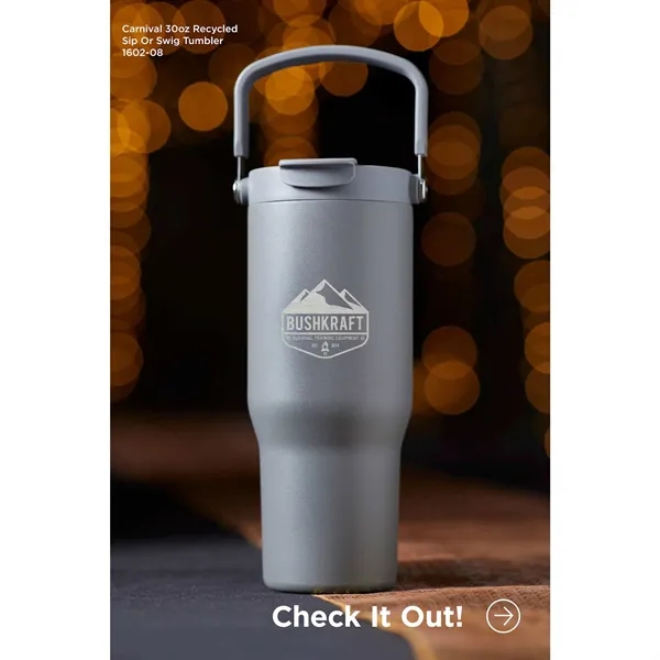 Carnival Recycled Sip Or Swig Tumbler 30oz... from ASI 66887 PCNA / Leeds