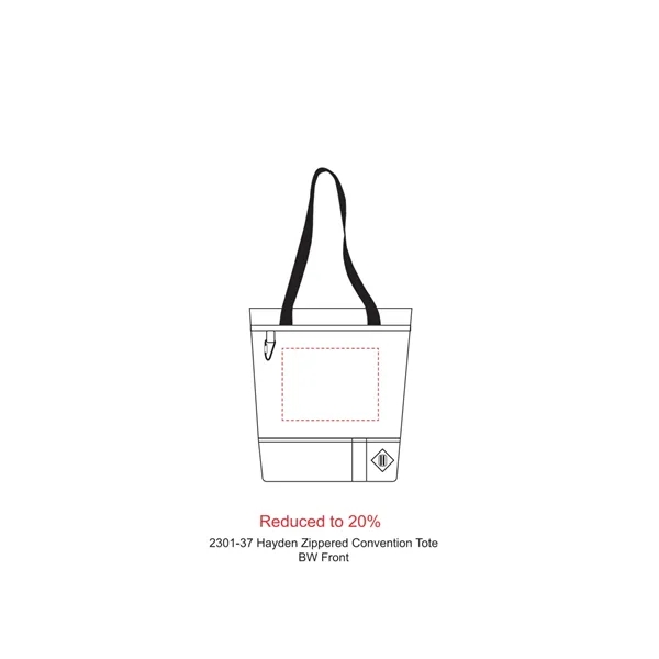 5.5" x 16" x 16.5" tote bag with a front pocket... from ASI 66887 PCNA / Leeds