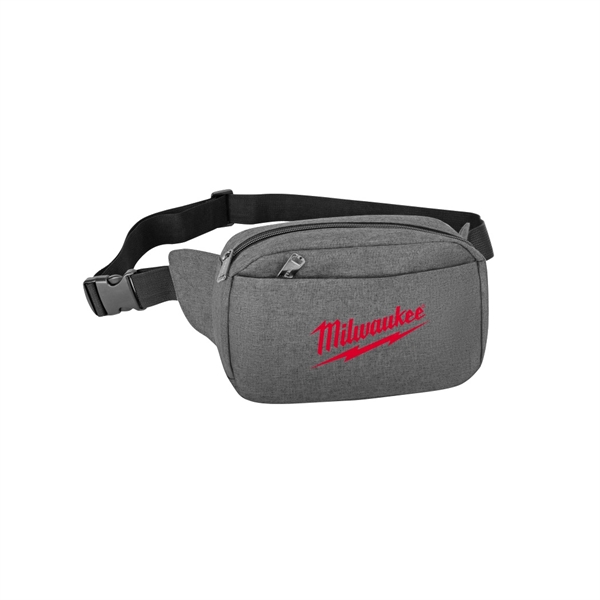 Three Zippered Heather Fanny Pack... from ASI 31517 Admart Products / Admart Line