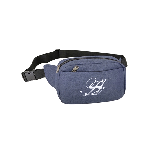 Three Zippered Heather Fanny Pack... from ASI 31517 Admart Products / Admart Line