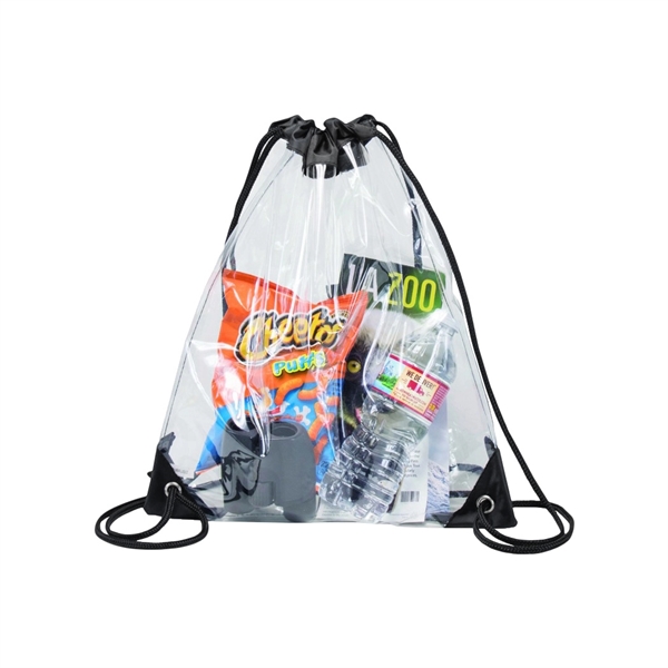 Clear Vinyl Drawstring Bag... from ASI 31517 Admart Products / Admart Line