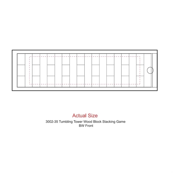 Wooden block stacking game.... from ASI 66887 PCNA / Leeds