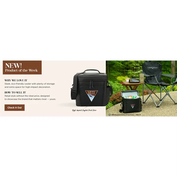 15 can cooler bag made of recycled material.... from ASI 66887 PCNA / Leeds