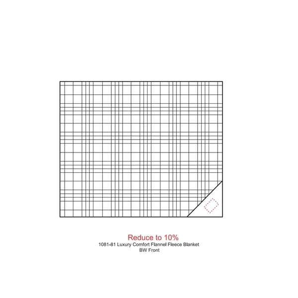 50" x 60" flannel fleece blanket.... from ASI 66887 PCNA / Leeds