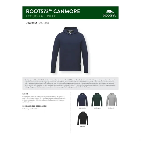 Roots73 CANMORE Eco Hoody - Unisex... from ASI 66887 PCNA / Trimark