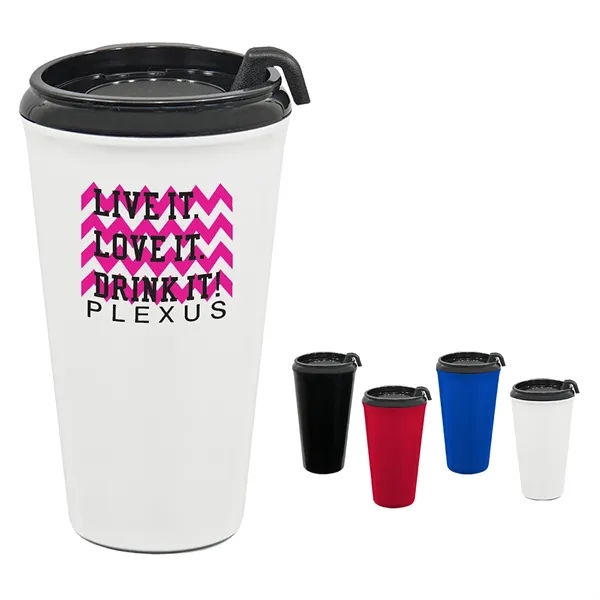 Infinity Tumbler features double wall construction for hot or cold drink... from ASI 79840 The Proinnovative Line / Proinnovative Line