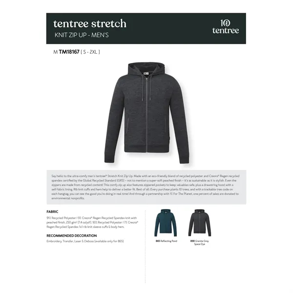 tentree Stretch Knit Zip Up - Men's... from ASI 66887 PCNA / Trimark