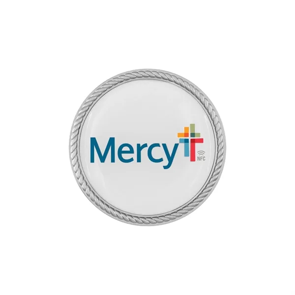 1.75" Die cast challenge coin with rope border and NFC Function.... from ASI 52263 EMT