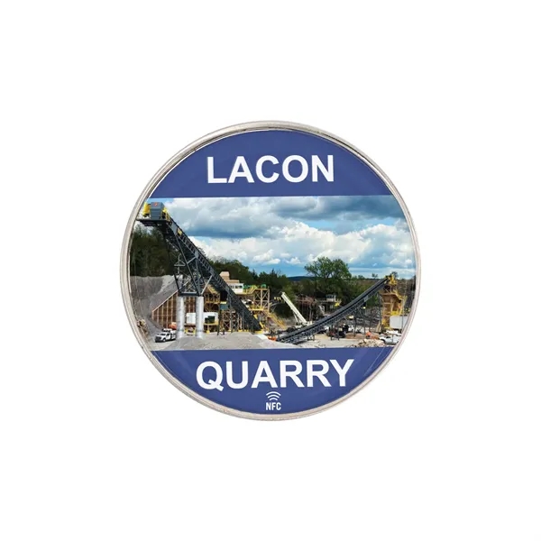 2" Die cast challenge coin with coin edge and NFC Function.... from ASI 52263 EMT / EMT EASY