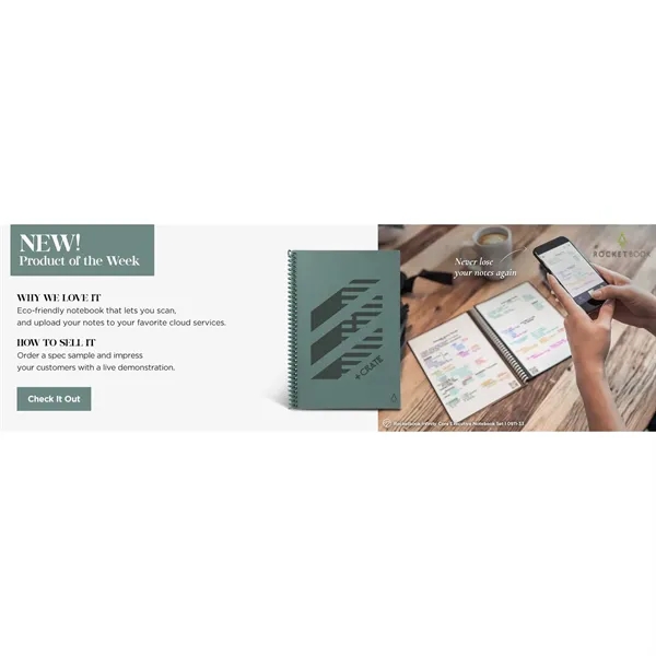 Executive notebook set with 36 pages of synthetic paper, erasable pen,... from ASI 66887 PCNA / Leeds