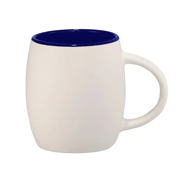 15 oz. ceramic mug with matte finish body and wooden lid... from ASI 66887 PCNA / Leeds