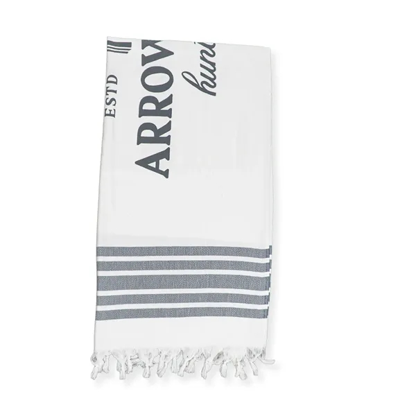 40" x 72"9.6 lb./doz.100% Turkish Cotton peshtemal/beach towel with fringes.... from ASI 79750 Pro Towels