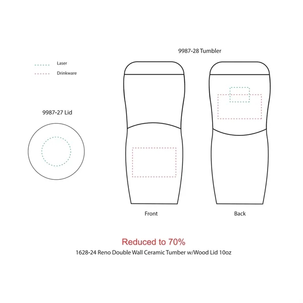 10oz tumbler with push-on lid... from ASI 66887 PCNA / Leeds