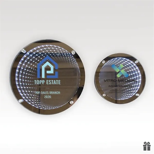 A unique award with infinite-depth illusion, blending elegance and innovation to... from ASI 93986 Visions/Awardcraft