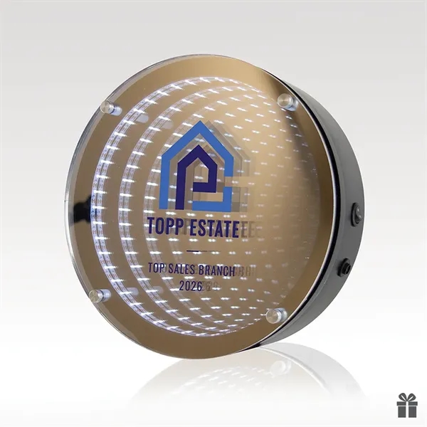 A unique award with infinite-depth illusion, blending elegance and innovation to... from ASI 93986 Visions/Awardcraft