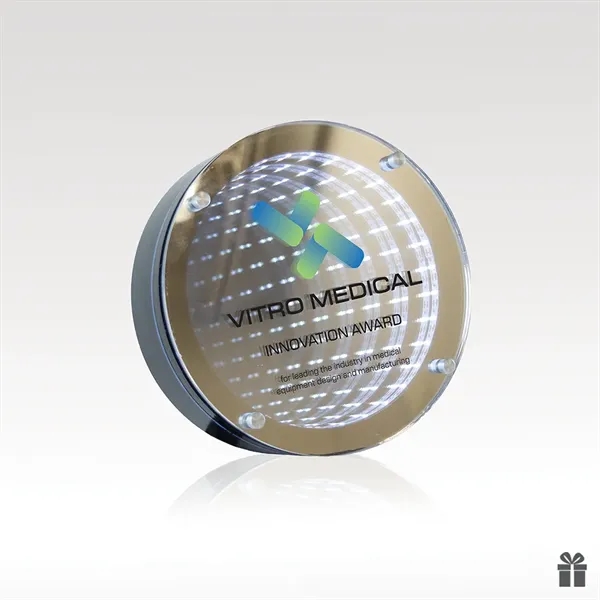 A unique award with infinite-depth illusion, blending elegance and innovation to... from ASI 93986 Visions/Awardcraft