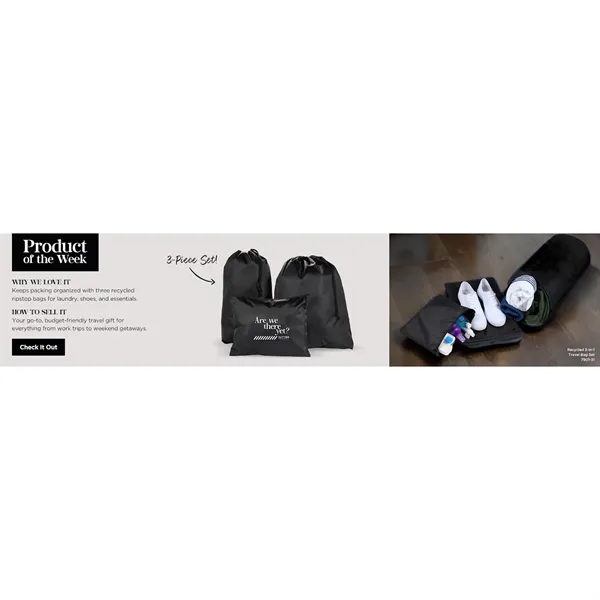 Recycled Travel Bag Set... from ASI 66887 PCNA / Leeds