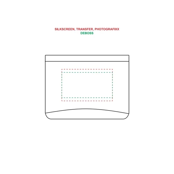 Zippered padfolio with interior organizer with gusseted file pocket, calculator pocket,... from ASI 66887 PCNA / Leeds