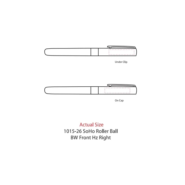 Rollerball pen with black ink and cap-off design.... from ASI 66887 PCNA / Leeds