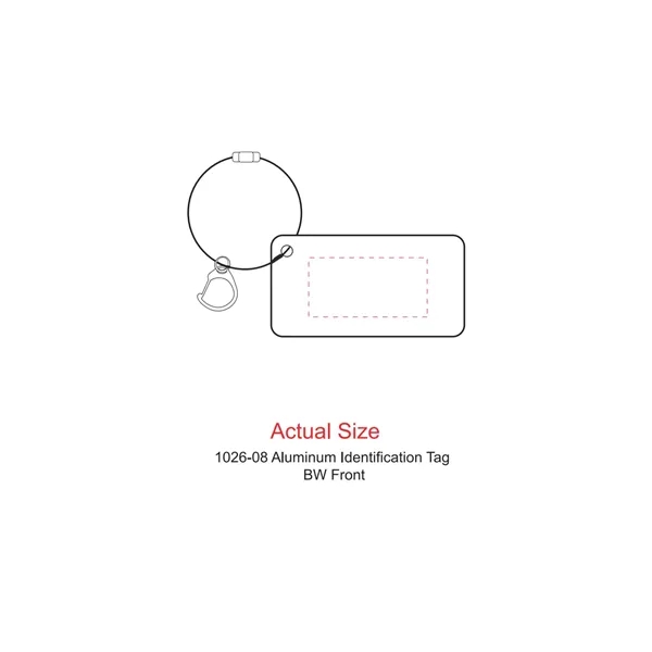 3" x 1.5" luggage tag... from ASI 66887 PCNA / Leeds