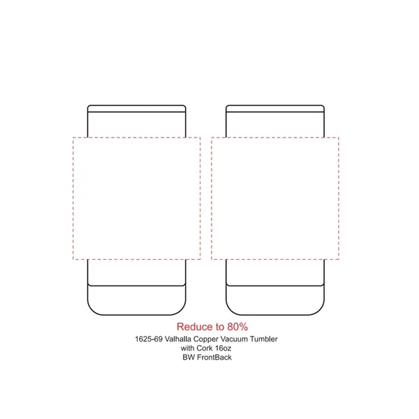 16 oz. vacuum insulated stainless steel tumbler with skid-proof cork bottom... from ASI 66887 PCNA / Leeds