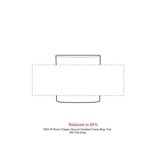 14 oz. double wall vacuum insulated mug with powder-coated finish.... from ASI 66887 PCNA / Leeds