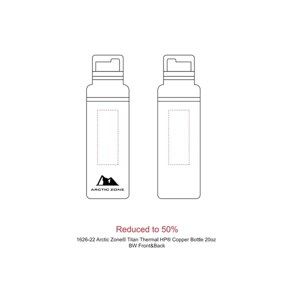 20 oz. bottle with stainless steel vacuum construction and copper insulation.... from ASI 66887 PCNA / Leeds