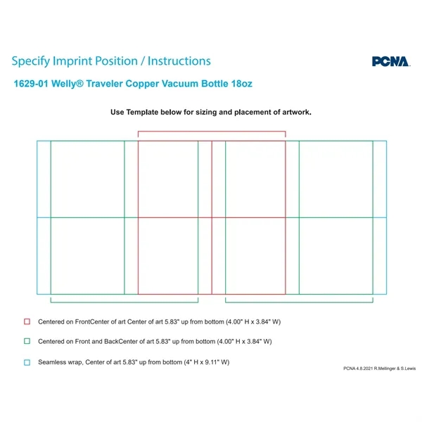 18 oz. bottle with double-wall stainless steel vacuum construction and copper... from ASI 66887 PCNA / Leeds
