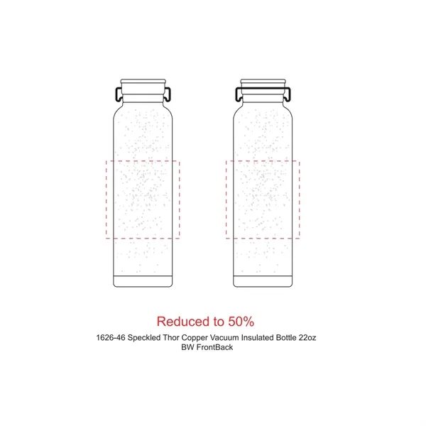 22 oz. stainless steel bottle with copper insulation, speckled powder coating... from ASI 66887 PCNA / Leeds