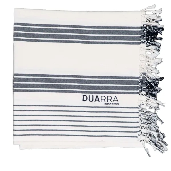 40"x72" 8.5 lb./doz.100% Turkish Cotton peshtemal beach towel with fringes.... from ASI 79750 Pro Towels