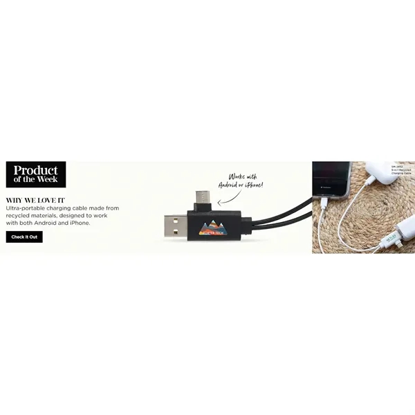 5-in-1 Recycled Charging Cable... from ASI 66887 PCNA / Bullet