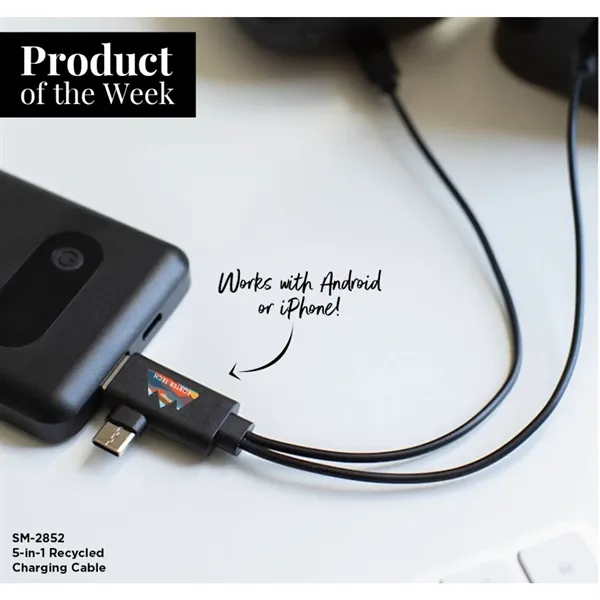 5-in-1 Recycled Charging Cable... from ASI 66887 PCNA / Bullet